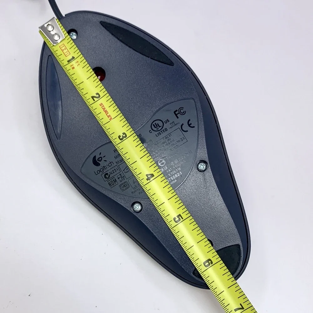 T-BC21 Logitech Trackman Marble Mouse USB Wired 4-button Trackball Mouse *Read*
